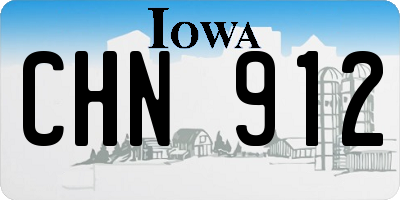 IA license plate CHN912