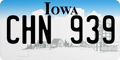 IA license plate CHN939
