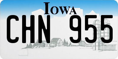 IA license plate CHN955