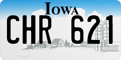 IA license plate CHR621