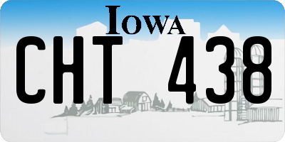 IA license plate CHT438