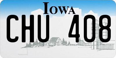 IA license plate CHU408