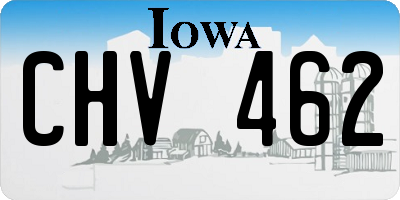 IA license plate CHV462