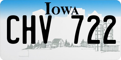 IA license plate CHV722