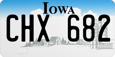 IA license plate CHX682