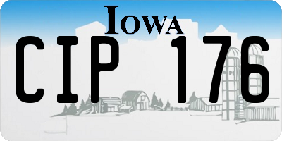 IA license plate CIP176