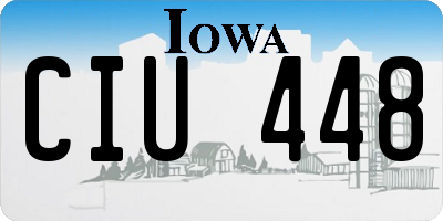 IA license plate CIU448