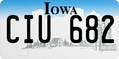IA license plate CIU682