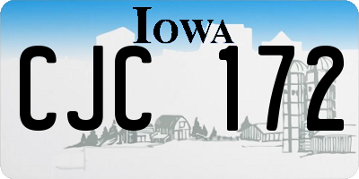 IA license plate CJC172