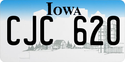 IA license plate CJC620