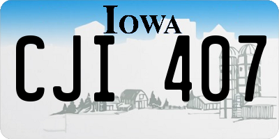 IA license plate CJI407