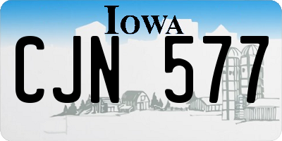 IA license plate CJN577