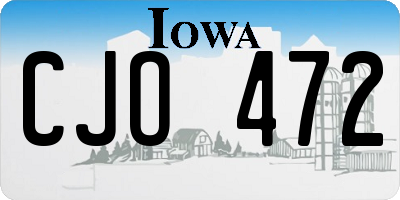 IA license plate CJO472