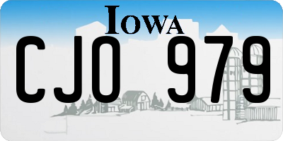 IA license plate CJO979