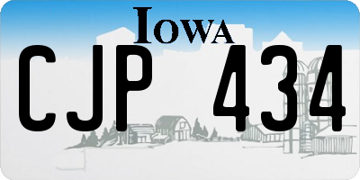 IA license plate CJP434