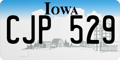 IA license plate CJP529