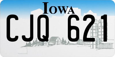 IA license plate CJQ621