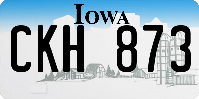 IA license plate CKH873