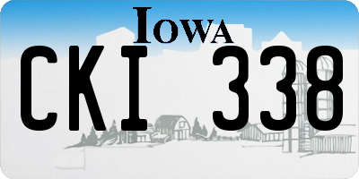 IA license plate CKI338