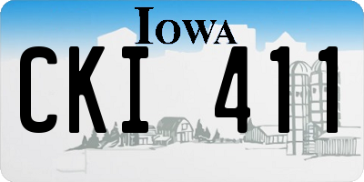 IA license plate CKI411