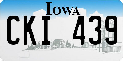 IA license plate CKI439
