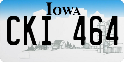 IA license plate CKI464