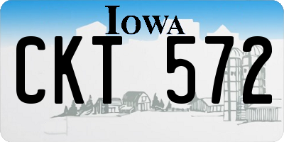 IA license plate CKT572