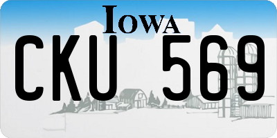 IA license plate CKU569