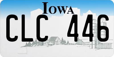 IA license plate CLC446