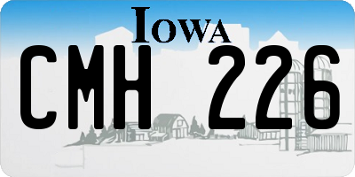 IA license plate CMH226