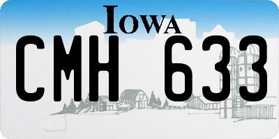 IA license plate CMH633