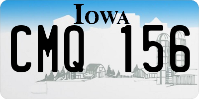 IA license plate CMQ156