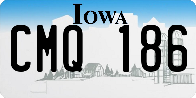 IA license plate CMQ186