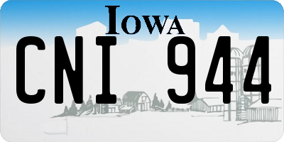 IA license plate CNI944