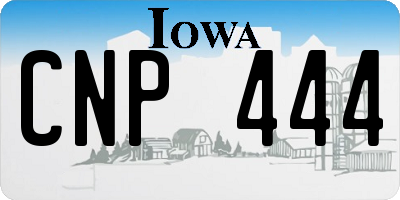 IA license plate CNP444