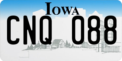 IA license plate CNQ088