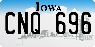 IA license plate CNQ696