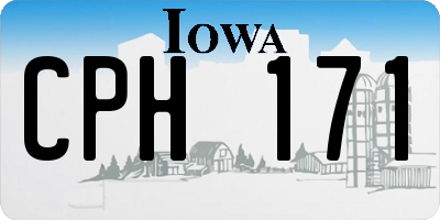IA license plate CPH171