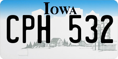 IA license plate CPH532