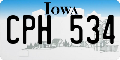IA license plate CPH534