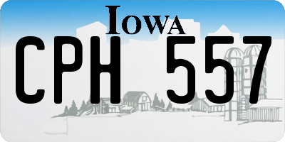 IA license plate CPH557