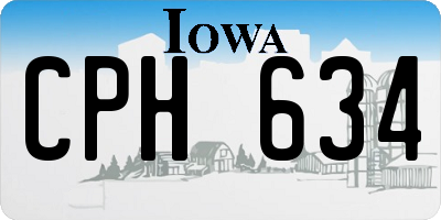 IA license plate CPH634