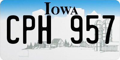 IA license plate CPH957