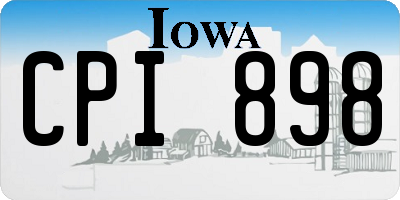 IA license plate CPI898