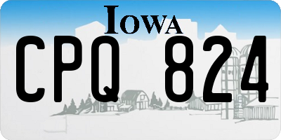 IA license plate CPQ824