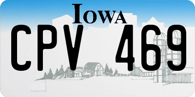 IA license plate CPV469