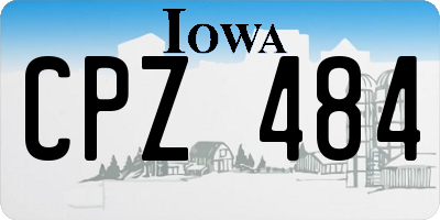 IA license plate CPZ484