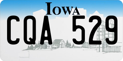 IA license plate CQA529