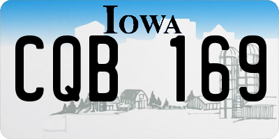 IA license plate CQB169