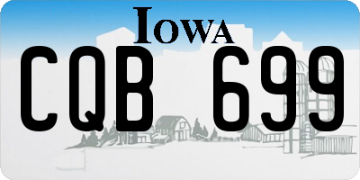 IA license plate CQB699